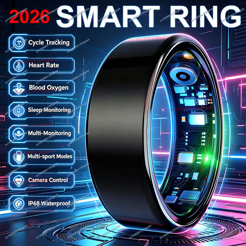 Blood Oxygen Monitor - Новое умное кольцо 2026 года: мониторинг