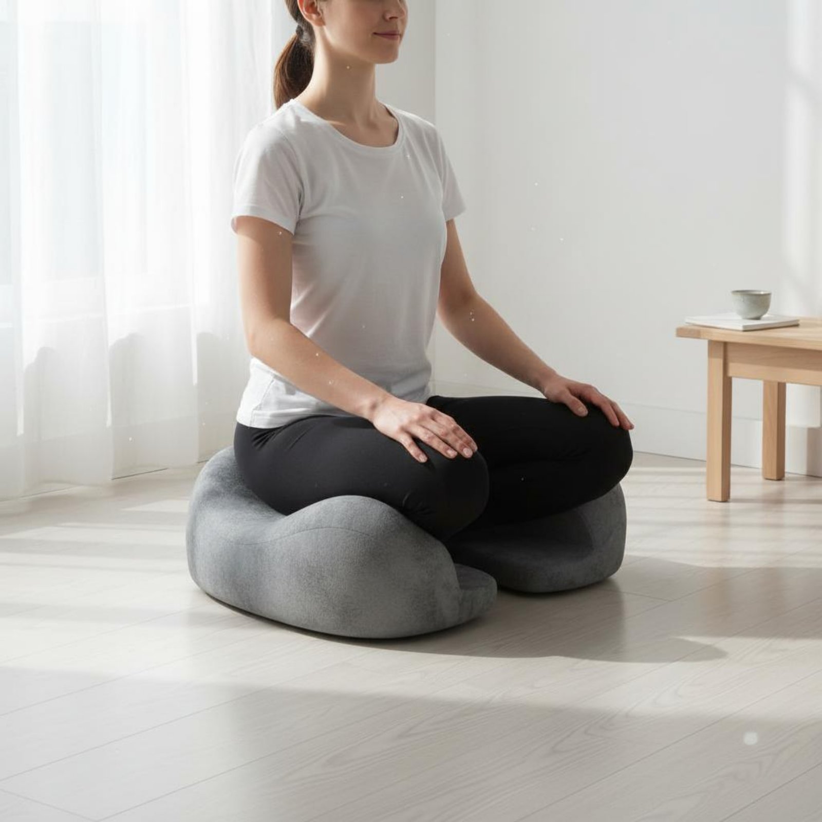 Meditation Cushion Zafu - Подушка Zafu с толстым наполнителем для