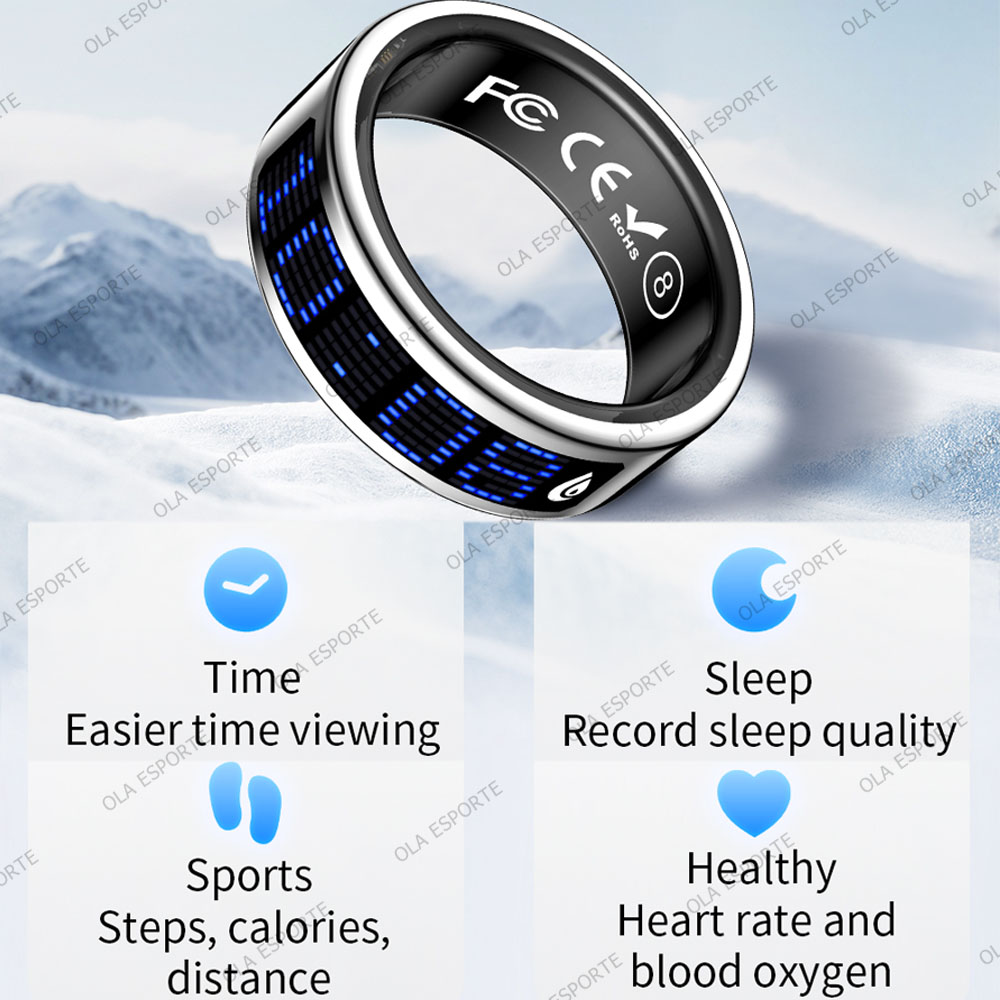 Умное кольцо 2026 с дисплеем,  – обзор и цена Blood Oxygen Monitor