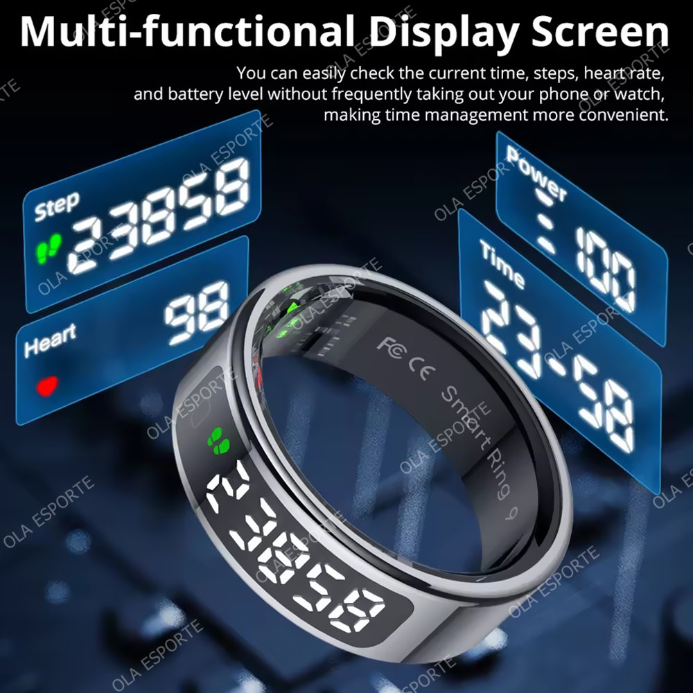 Смарт-кольцо R13 с экраном дис – обзор и цена Blood Oxygen Monitor