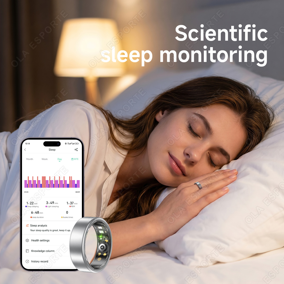 Умное кольцо для женщин и мужч – обзор и цена Blood Oxygen Monitor