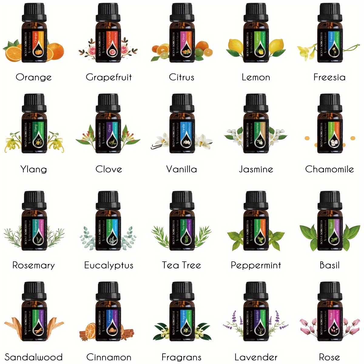 20 шт./компл. набор эфирных ма – обзор и цена Aromatherapy Diffuser