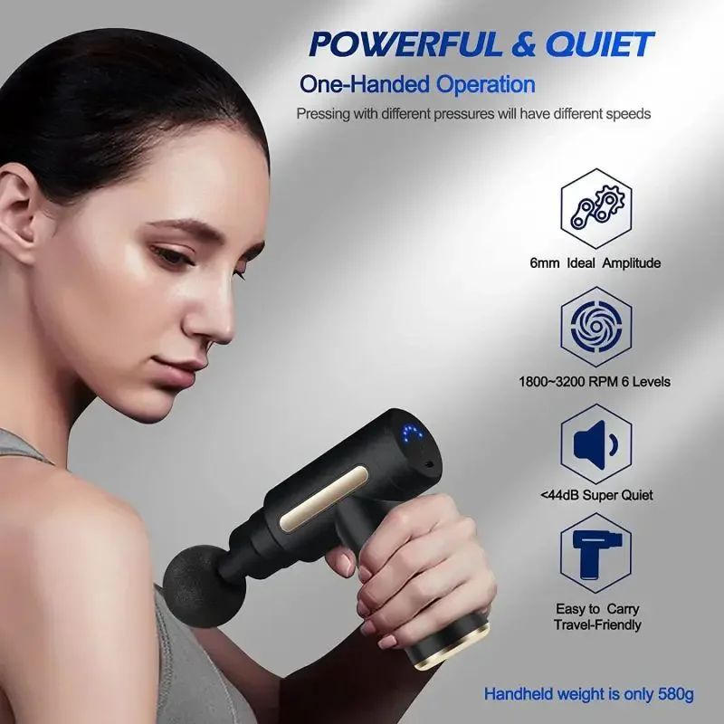 Портативный фасционный пистоле – обзор и цена Health Wellness Massage
