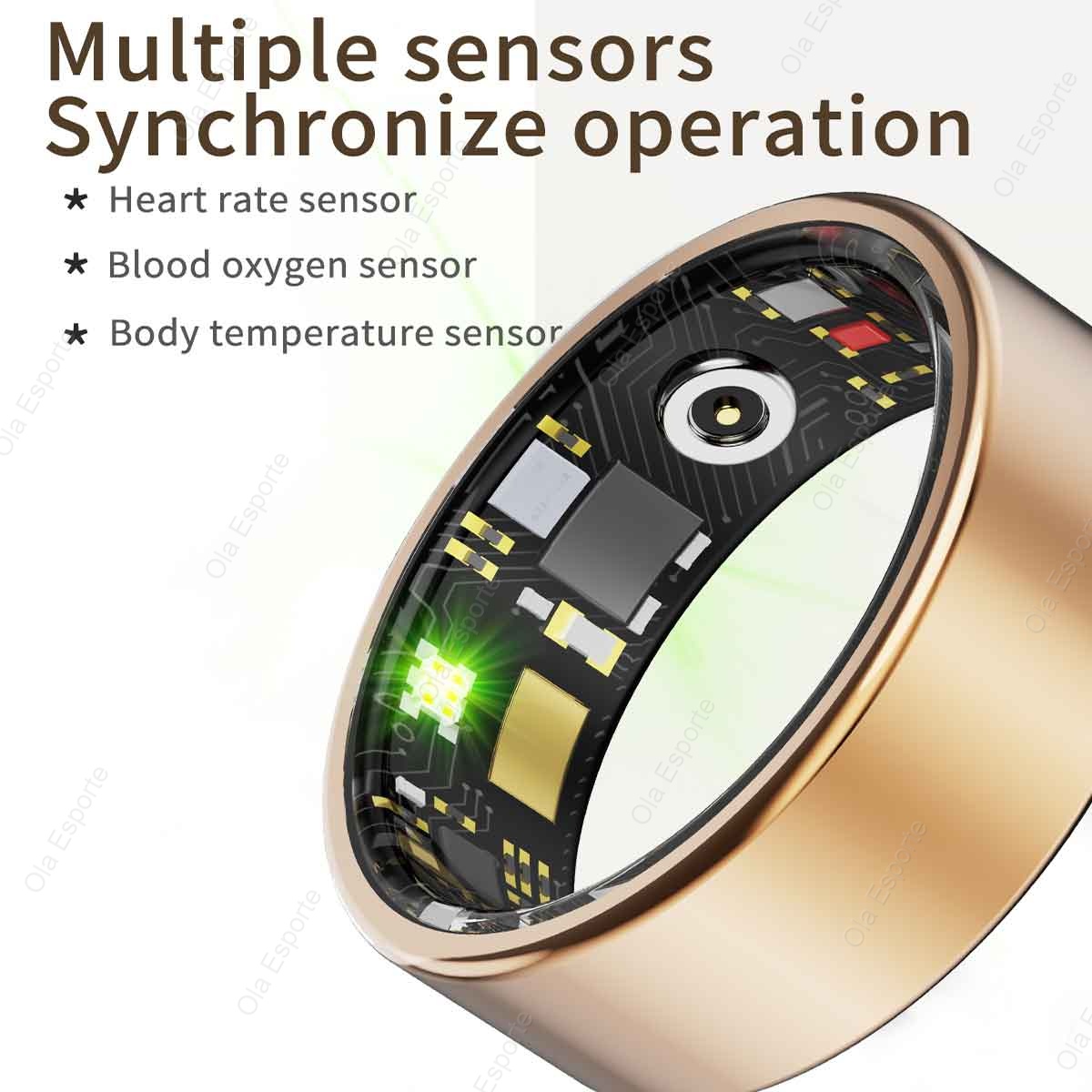 Умное кольцо из титанового спл – обзор и цена Blood Oxygen Monitor